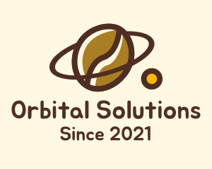 Orbital - Coffee Bean Planet logo design