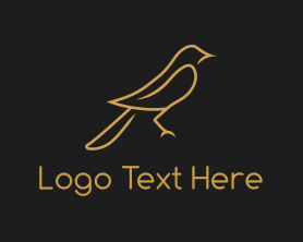 Bird - Golden Bird logo design