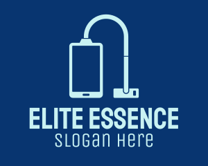 Cleaning Equipment - Vacuum Cleaner Phone logo design