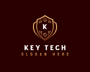 Cyber Security Protection logo design