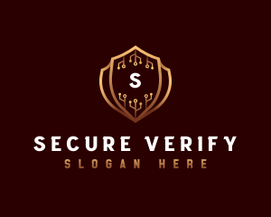 Cyber Security Protection logo design