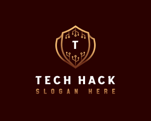 Cyber Security Protection logo design