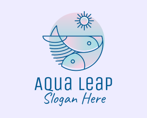 Ocean Fish Seafood logo design