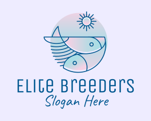 Ocean Fish Seafood logo design