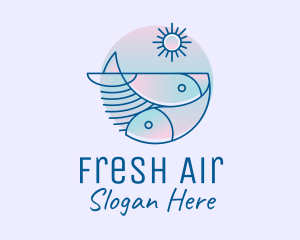 Ocean Fish Seafood logo design