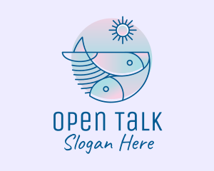 Ocean Fish Seafood logo design