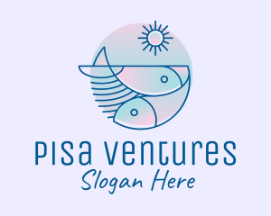 Ocean Fish Seafood logo design