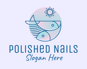 Ocean Fish Seafood logo design