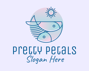 Ocean Fish Seafood logo design