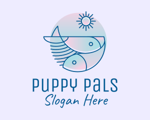 Ocean Fish Seafood logo design