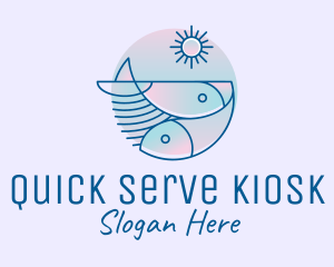 Ocean Fish Seafood logo design