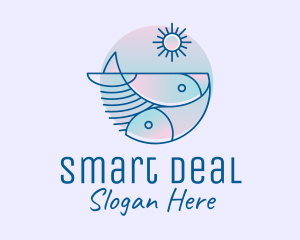 Ocean Fish Seafood logo design