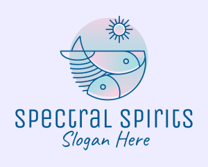 Ocean Fish Seafood logo design