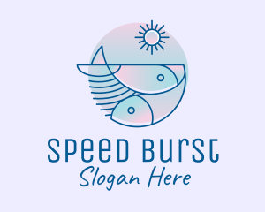 Ocean Fish Seafood logo design