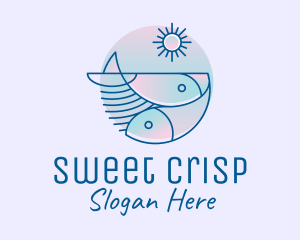 Ocean Fish Seafood logo design