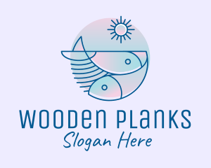 Ocean Fish Seafood logo design