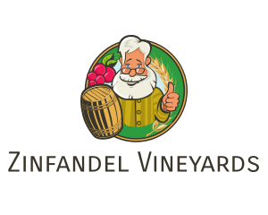 Grandpa Brewery Barrel logo design