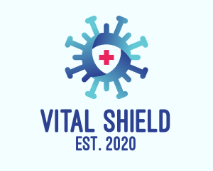 Immunity - Virus Protection Shield logo design