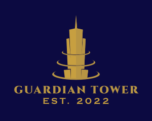 Construction Building Tower logo design