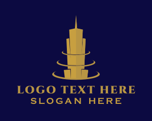 Construction Building Tower Logo