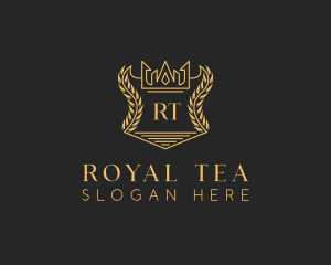 Royal Wreath Crown  logo design