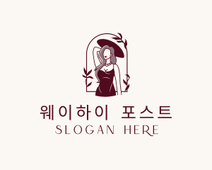 Fashion Woman Model  logo design