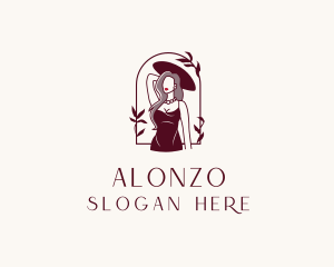 Fashion Woman Model  logo design