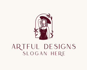 Fashion Woman Model  logo design