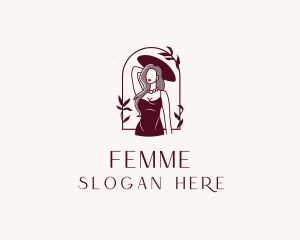 Fashion Woman Model  logo design