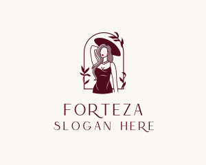 Fashion Woman Model  logo design