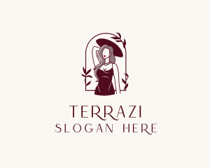 Fashion Woman Model  logo design