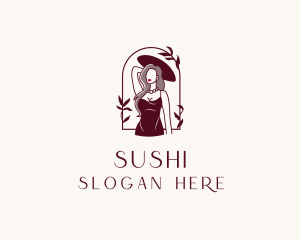 Fashion Woman Model  logo design