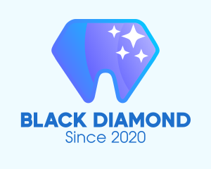 Sparkling Dental Diamond logo design