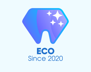 Molar - Sparkling Dental Diamond logo design