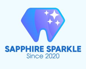 Sparkling Dental Diamond logo design