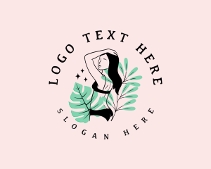 Nature - Sexy Woman Lingerie logo design