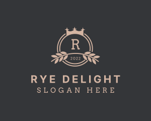 Rye - Crown Wheat Brewery logo design