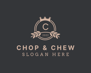 Crown Wheat Brewery logo design