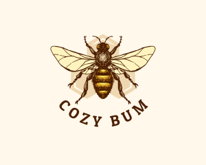 Honey Bee Apiary Logo