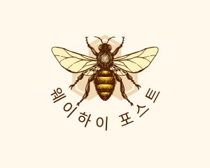 Honey Bee Apiary logo design