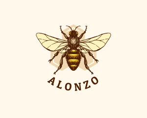 Honey Bee Apiary logo design