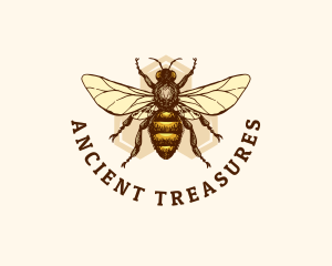 Honey Bee Apiary logo design