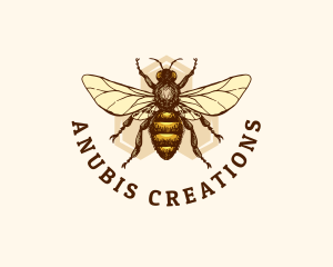 Honey Bee Apiary logo design