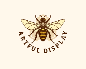 Honey Bee Apiary logo design