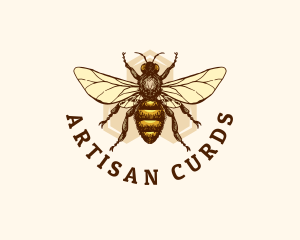 Honey Bee Apiary logo design