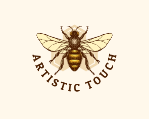 Honey Bee Apiary logo design