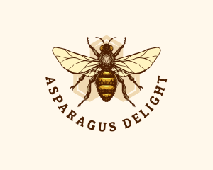 Honey Bee Apiary logo design