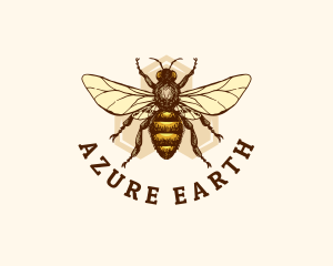 Honey Bee Apiary logo design