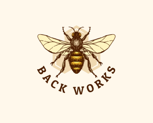 Honey Bee Apiary logo design