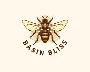 Honey Bee Apiary logo design